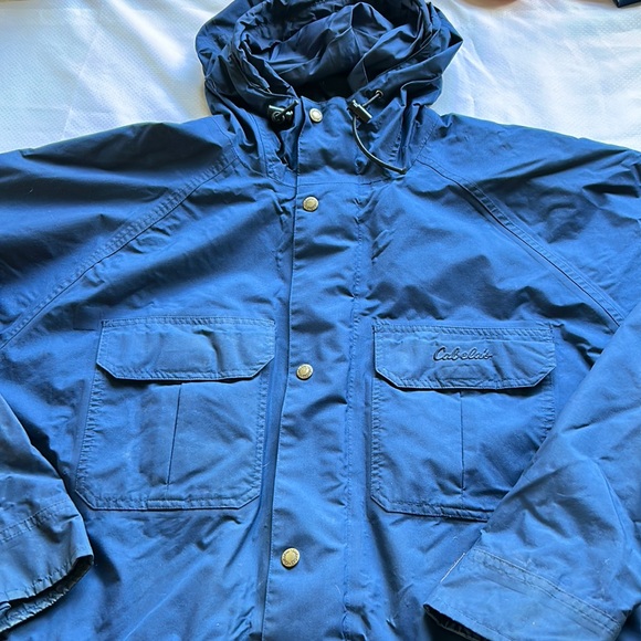 Vintage Gore-Tex Cabela’s Nylon Light Jacket Tall XXL Hiking Fishing Hunting - Picture 1 of 7